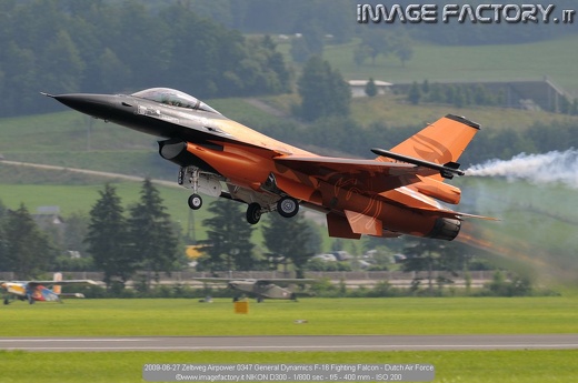 2009-06-27 Zeltweg Airpower 0347 General Dynamics F-16 Fighting Falcon - Dutch Air Force